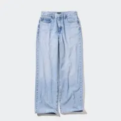 UNIQLO ユニクロ ワイドストレートジーンズ 26