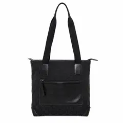 美品 GUCCI GGキャンバス ショルダートート 黒のサムネイル
