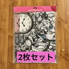 ★新品 未開封★ 東京ディズニーリゾート　アリス　クリアファイル２枚セット