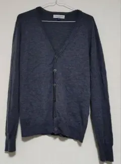 nano universe　Vネック カーディガン グレー