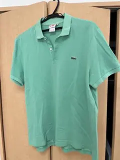 LACOSTE LIVE 緑色 ポロシャツ 6のサムネイル