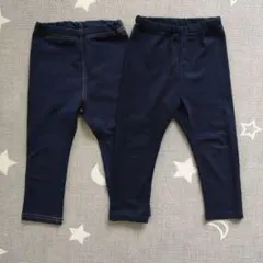 【無印良品】おなかすっぽりレギンス2本セット