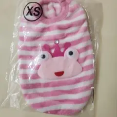 【新品】カエルデザイン犬服 XSサイズ ピンク 超小型犬 子犬 パピー