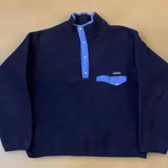 M*★様 91年 ネイビー 青 patagonia スナップt