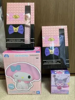 マイメロ&クロミ エレガントリボンガジェットケース 2個 プライズフィギュア