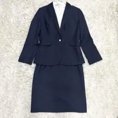 オリヒカ　セットアップ　スーツ　スカート　ビジネス　ネイビー　紺　大きいサイズ