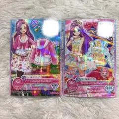 アイカツ カード 神崎美月 ピーチシャイニングライン ロマンチックピンクボレロ