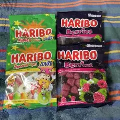 タイムセール❗️HARIBO ハリボー　グミ　ベリーズ & アップルリング　４個のサムネイル