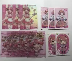 カラフルピーチ からぴち のあ ダイナー クリアカード ステッカー