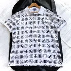 パーリーゲイツ ゴルフウェア ポロシャツ 半袖 コットン 刺繍 白 黒 7 3L