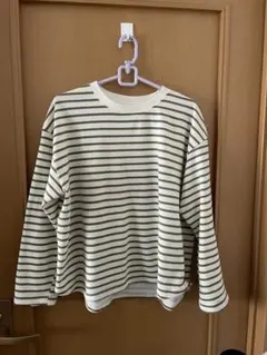 ストライプ 長袖Tシャツ LLサイズ