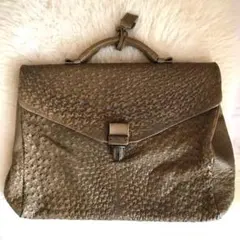 BOTTEGA VENETA メンズ　ビジネスバッグ　オーストリッチレザーのサムネイル