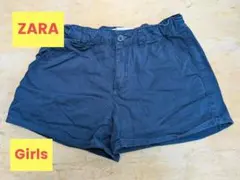 ZARA Girls　子供服　ネイビー　短パン140cm サイズ10
