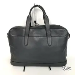極美品】TOD'S トッズ 2way ビジネスバッグ ネイビー レザー - メルカリ