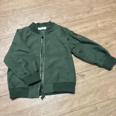 ブルゾン　カーキ　MA-1 オリーブ グリーン ジャケット 100cm