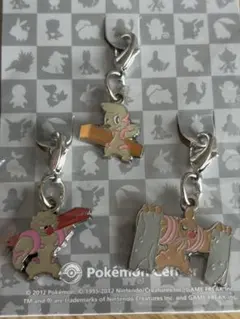 値下げしました！ ポケモン キーホルダー 3個セット 2012年製