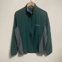 mont-bell モンベル　ナイロンジャケット　グリーン　緑　古着　アウトドア