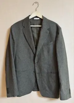 【新品】ZARA テーラードジャケット グレー L