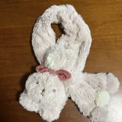 Cocoonist うさぎ型マフラー 淡いピンク