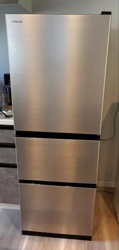 HITACHI 冷蔵庫 R-27V-N 265L 3ドア 右開きのサムネイル