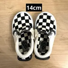 vans チェッカーボード スリッポン 14cm 靴 スニーカー カジュアル