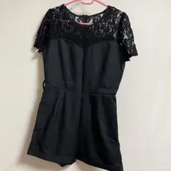 【BLACK QUEEN】黒レースオールインワンのサムネイル