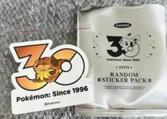 韓国限定 ポケモン ランダムステッカー 30周年 ポップアップ