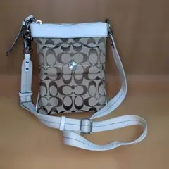 Coach シグネチャー　サコッシュ　ショルダーバッグ