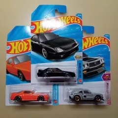 ホットウィール　マツダ　RX7 RX3 98 HONDA PRELUDE 3台