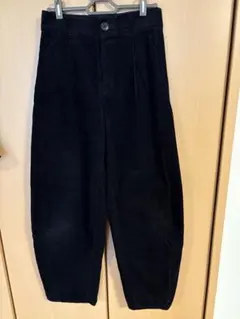 GU コーデュロイ バレルレッグパンツ