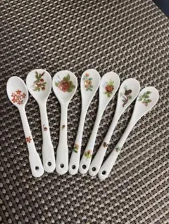 NARUMI 陶器製 花柄スプーン