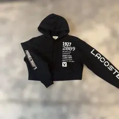 LACOSTE × MINECRAFT フード付きパーカー Mサイズ ブラックのサムネイル