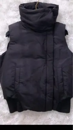 美品！THEORY ノースリーブ ダウンベスト 黒S