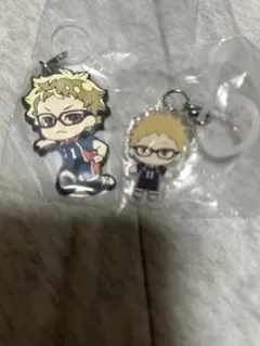 ハイキュー めじるしチャーム めじるしアクセサリー 月島蛍 2個セット