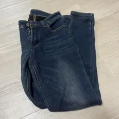 ハイウエストデニム 起毛