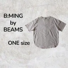 B:MING by BEAMS ベージュ Tシャツ ONEサイズ