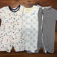 50〜70cm、半袖ロンパース、夏