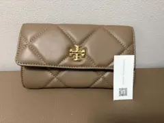 【新品】トリーバーチ ダイヤモンドキルト フラップ ウォレット 長財布