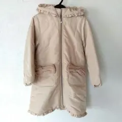メゾピアノ　130　コート　ボア付き　リボン付き