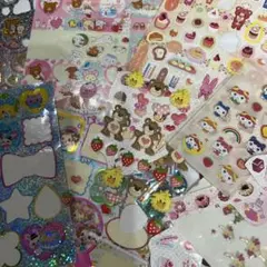 平成レトロ　使いかけハンパ　シールセット　レモン　サンエックス