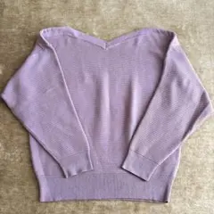 moussy マウジー　薄手ニット　フリーサイズ