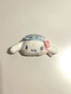 サンリオ シークレットヘアクリップ ホワイトフリル シナモロール シナモン