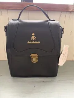 しまむら 青木美沙子 しまみさニナス NINA'S ショルダーバッグ 濃茶