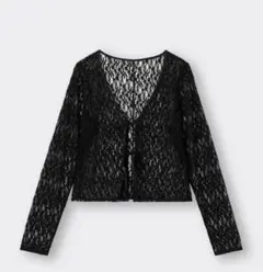 カーディガン 春 レース