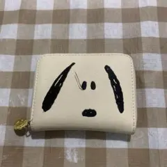 スヌーピー SNOOPY コインケース 小銭入れ ミニ財布 ホワイト