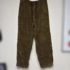 コーデュロイパンツ ワイドパンツ