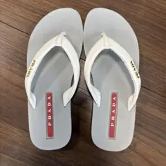 最終値下げ！！PRADA ホワイト ビーチサンダル