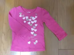 babyGap ピンク　ハート　長袖　Tシャツ 90