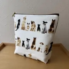 《最終お値下げ》保冷ポーチ◆犬の後ろ姿◆ハンドメイド