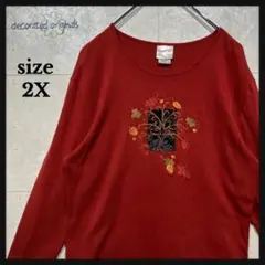■ decorated originals 刺繍入り ロンT トレーナー E